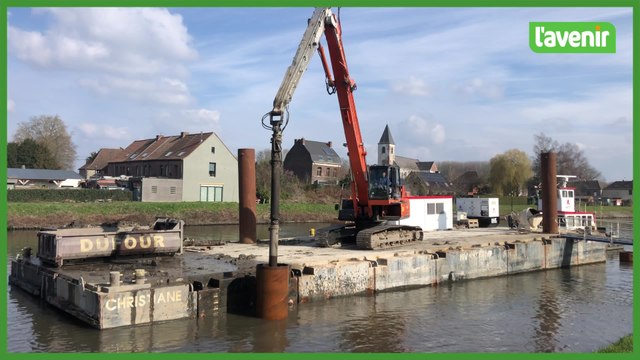 Une nouvelle gare d'eau en chantier à Chercq