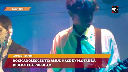 Descargar video: Rock adolecente: Amus hace explotar la Biblioteca Popular en Posadas