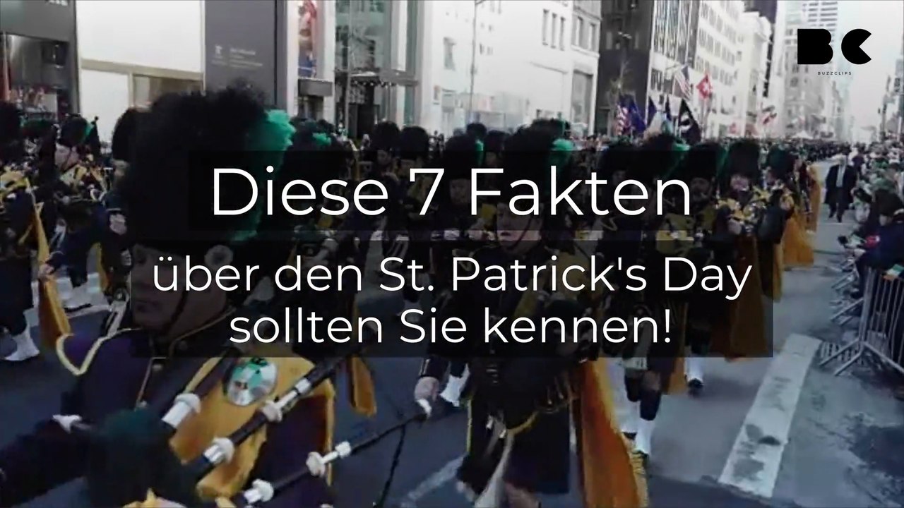 Diese 7 fakten über den st. patrick's day sollten sie kennen!