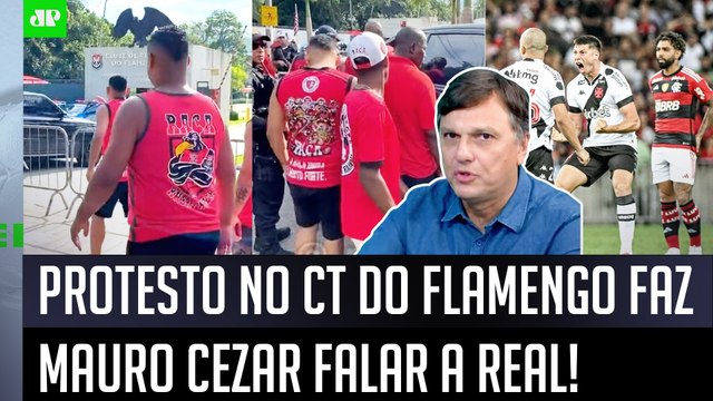 PERDER pro Vasco é INADMISSÍVEL? Gente... PROTESTO no CT do Flamengo faz Mauro Cezar FALAR TUDO!