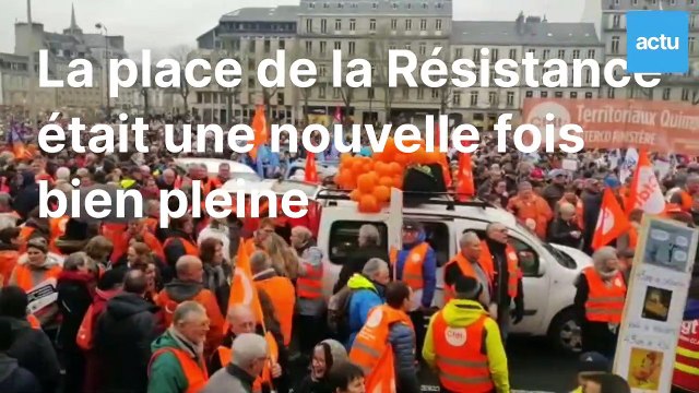 Manifestation contre la reforme des retraites, Quimper, 7 mars 2023