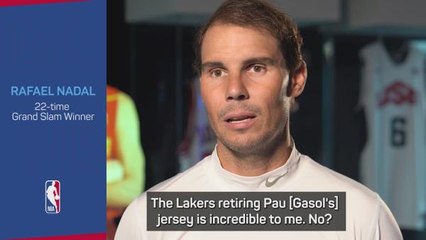 Nadal lauds 'incredible' Gasol before Lakers jersey retirement