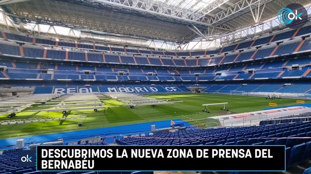 Descubrimos la nueva zona de prensa del Bernabéu