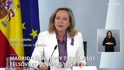 Tízből négy felsővezetőnek nőnek kell lennie egy spanyol törvényjavaslat szerint