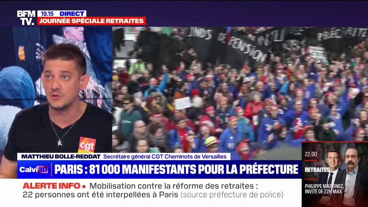 Matthieu Bolle-Reddat (CGT Cheminots) à propos du gouvernement: "Ils nous poussent à la légitime défense sociale"
