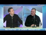 Le débat Medef contre CGT : 