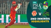 2nd Innings Highlights | Islamabad United vs Multan Sultans | Match 24 | HBL PSL 8 | MI2T