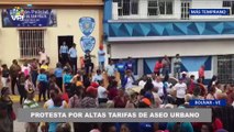 Protesta por altas tarifas de aseo urbano en el edo. Bolívar - 07Mar