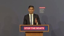Rishi Sunak says illegal migrants deported from Britain will never be allowed back
