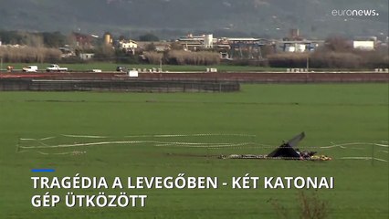 Olaszország: összeütközött és lezuhant két kiképzőgép