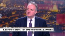 Jérôme Béglé sur le bras d'honneur d'Eric Dupond-Moretti : «L'autorité du garde des Sceaux est annihilée par ce geste»