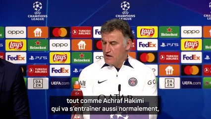 8es - Galtier évoque Hakimi et Mukiele