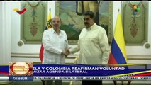 Pdte. Nicolás Maduro recibe al canciller de Colombia Álvaro Leyva