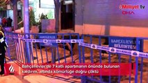 Bahçelievler'de kaldırım çöktü! Bir apartman tedbir amaçlı boşaltıldı