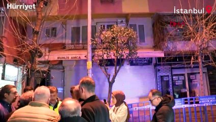 Bahçelievler'de kaldırım, altındaki kömürlüğe doğru çöktü