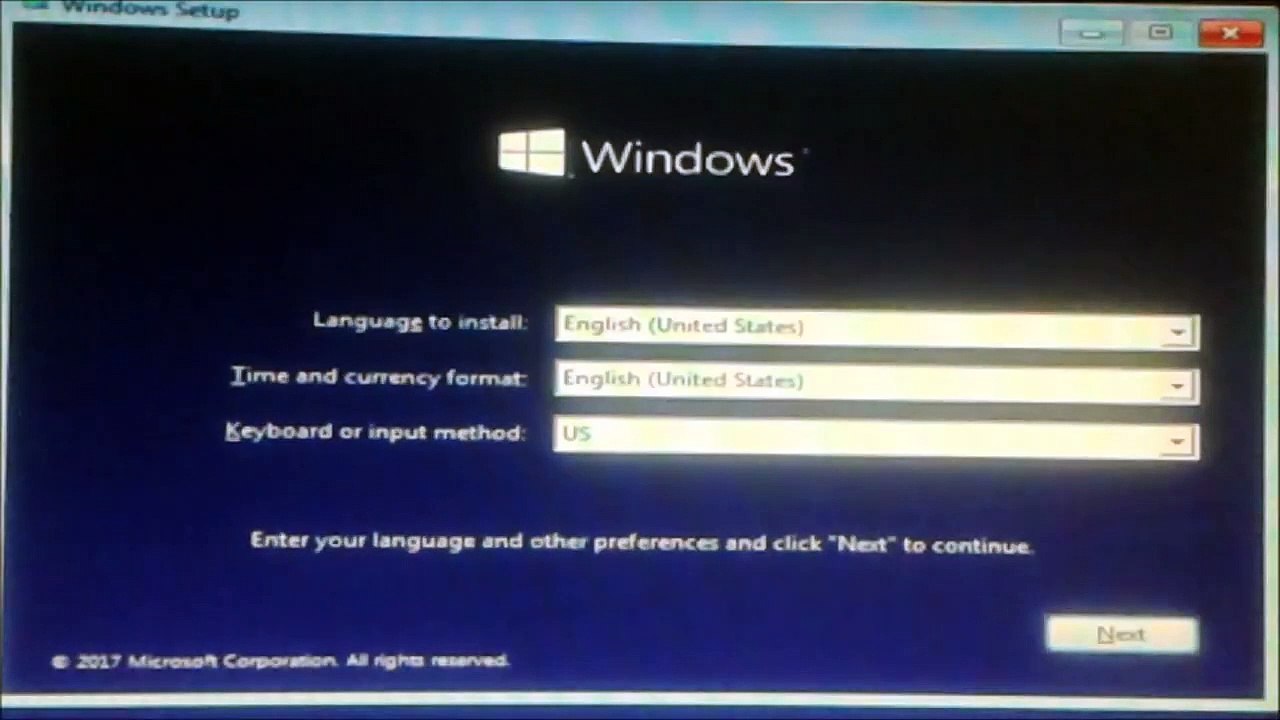 How to install window 10 32 bit