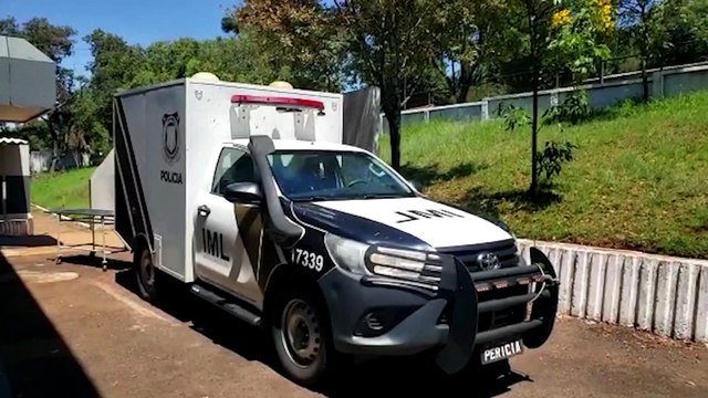 Corpo de homem baleado em Quedas do Iguaçu chega ao IML