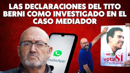 Vean las sorprendentes declaraciones del Tito Berni como imputado