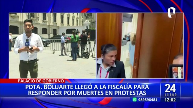 Dina Boluarte acudió a Fiscalía: mandataria estuvo más de una hora y no declaró a la prensa