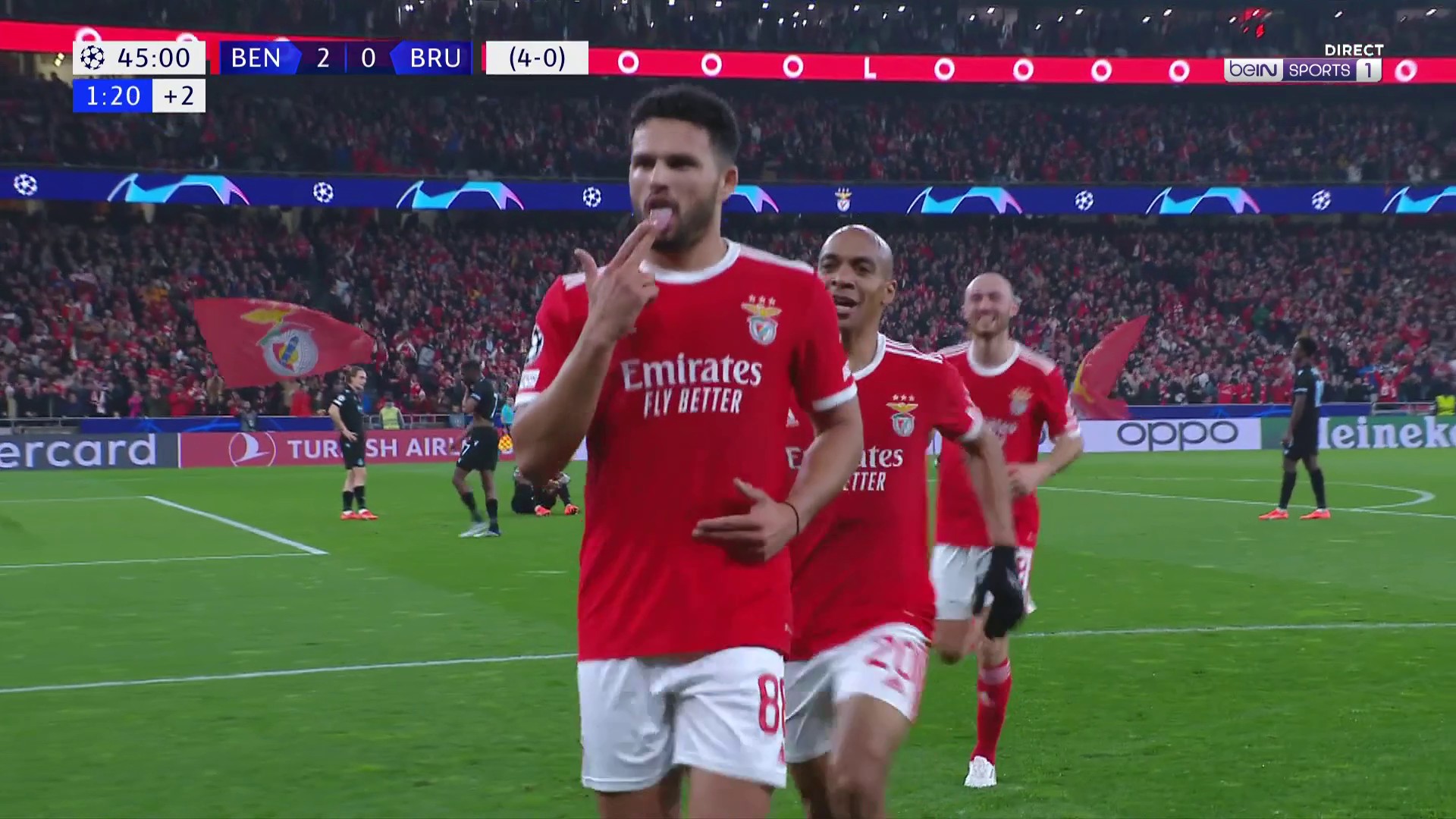 Ligue des Champions : Gonçalo Ramos marque après un festival !