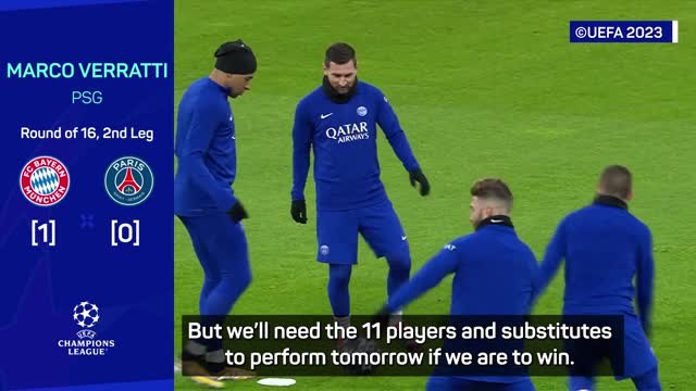 PSG 'lucky' to have Mbappé ahead of crucial Bayern tie - Verratti