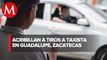 Taxista en Zacatecas es asesinado a balazos frente a sus hijos