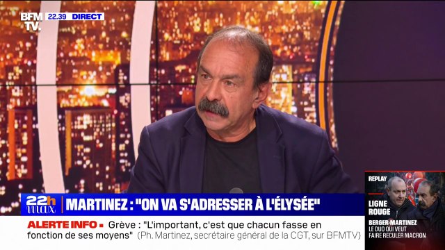 Philippe Martinez (CGT): On dit au plus haut niveau de l'État: 'il faut nous recevoir pour qu'on vous explique ce qui se passe dans le pays
