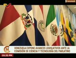 Venezuela expone avances legislativos ante la Comisión de Ciencia y Tecnología  del Parlatino