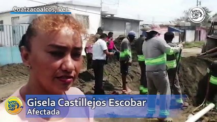 ¡Por fin!; Tras protesta de colonos, inicia reparación de fugas