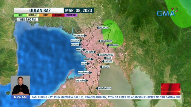 Maayos na panahon, muling maaasahan sa Metro Manila ngayong araw; Hanging #Amihan, apektado pa rin ang Luzon - Weather update today as of 6:24 a.m. (March 08, 2023)| UB