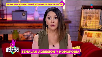 Nuevos VIDEOS de agresión a Heidy Infante: ¡Mujer la quería tirar!