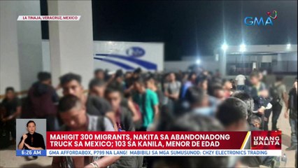 Mahigit 300 migrants, nakita sa abandonadong truck sa Mexico; 103 sa kanila, menor de ead | UB