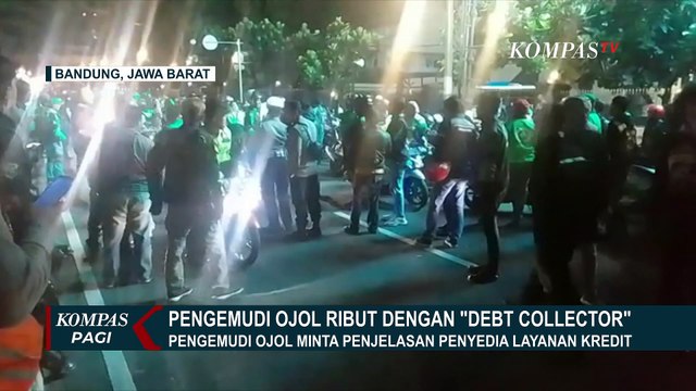 Motor Diambil Paksa Debt Collector, Pengemudi Ojol Protes ke Kantor Penyedia Jasa Layanan Kredit!