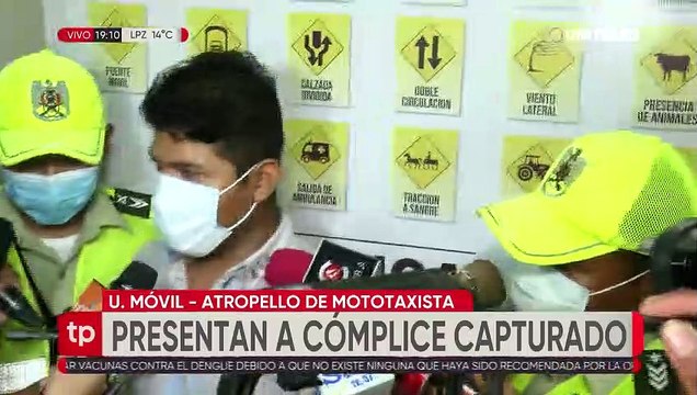 Hermano del policía que atropelló a mototaxista está bajo custodia policial
