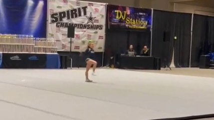 Eight-year-old cheerleader wins competition by herself after team didn’t show up