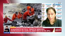 18 residente ng Pola, Oriental Mindoro, nagkasakit na dahil sa amoy mula sa oil spill | UB