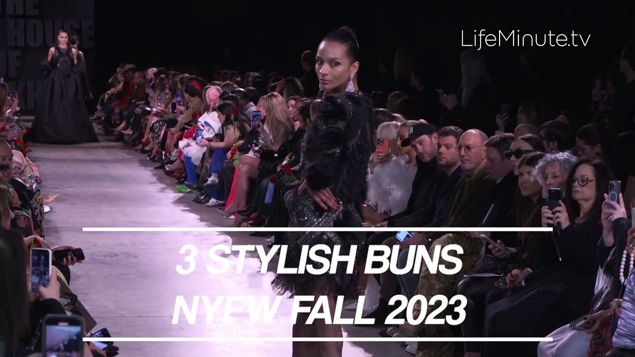 3 Stylish Buns Straight from the Runway