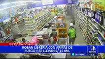 Puerto Maldonado: delincuentes ingresaron a librería y robaron S/16 mil
