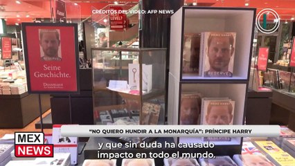 "NO QUIERO HUNDIR A LA MONARQUÍA": PRÍNCIPE HARRY