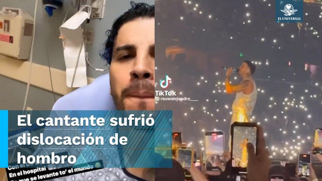 Rauw Alejandro sufre caída en pleno escenario y termina en el hospital