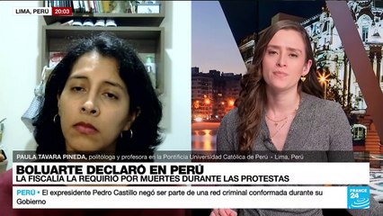 Paula Tavara Pineda: "Lo que marca periodo de Boluarte es la fuerte represión a movilización social"