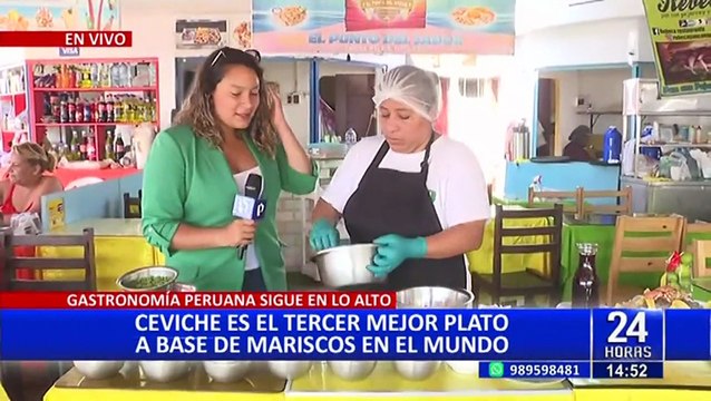 Chorrillos: Celebran tercer puesto de ceviche mixto en ranking de mejores platos marinos
