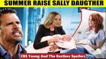 CBS Young And The Restless Spoilers Summer will adopt the baby Sally gave birth