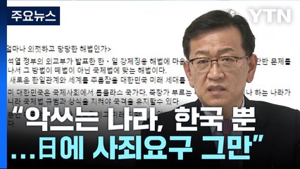 '尹 측근' 석동현 "배상하라고 악쓰는 나라, 한국 말고 어디 있나" / YTN