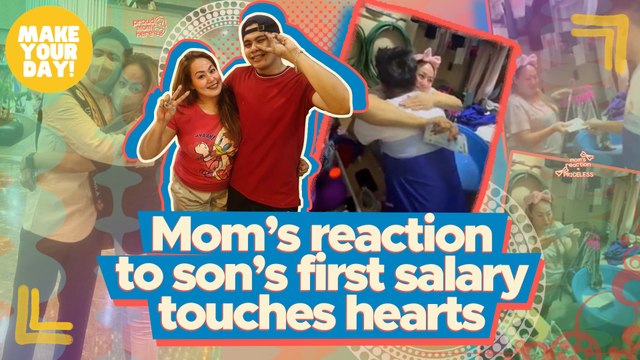 Mom’s reaction to son’s first salary touches hearts | Make Your Day