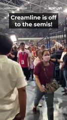 Creamline is off to the semis!  #PVL