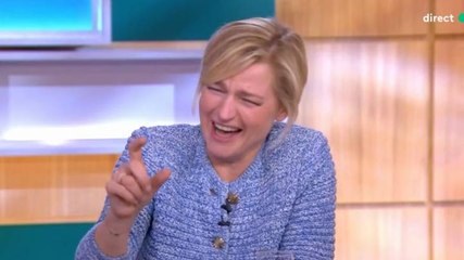 “On n'devrait pas rire !” : Anne-Elisabeth Lemoine hilare après la chute impressionnante d’un passager d’un train sur BFMTV