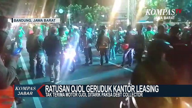 Kronologi Bentrokan Ojol dan Debt Collector di Bandung