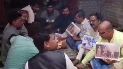 सिंगरौली: भाजपा की सद्बुद्धि के लिए कांग्रेसियों ने किया यज्ञ