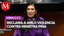 Senadoras piden acabar con violencia en contra Norma Lucía Piña
